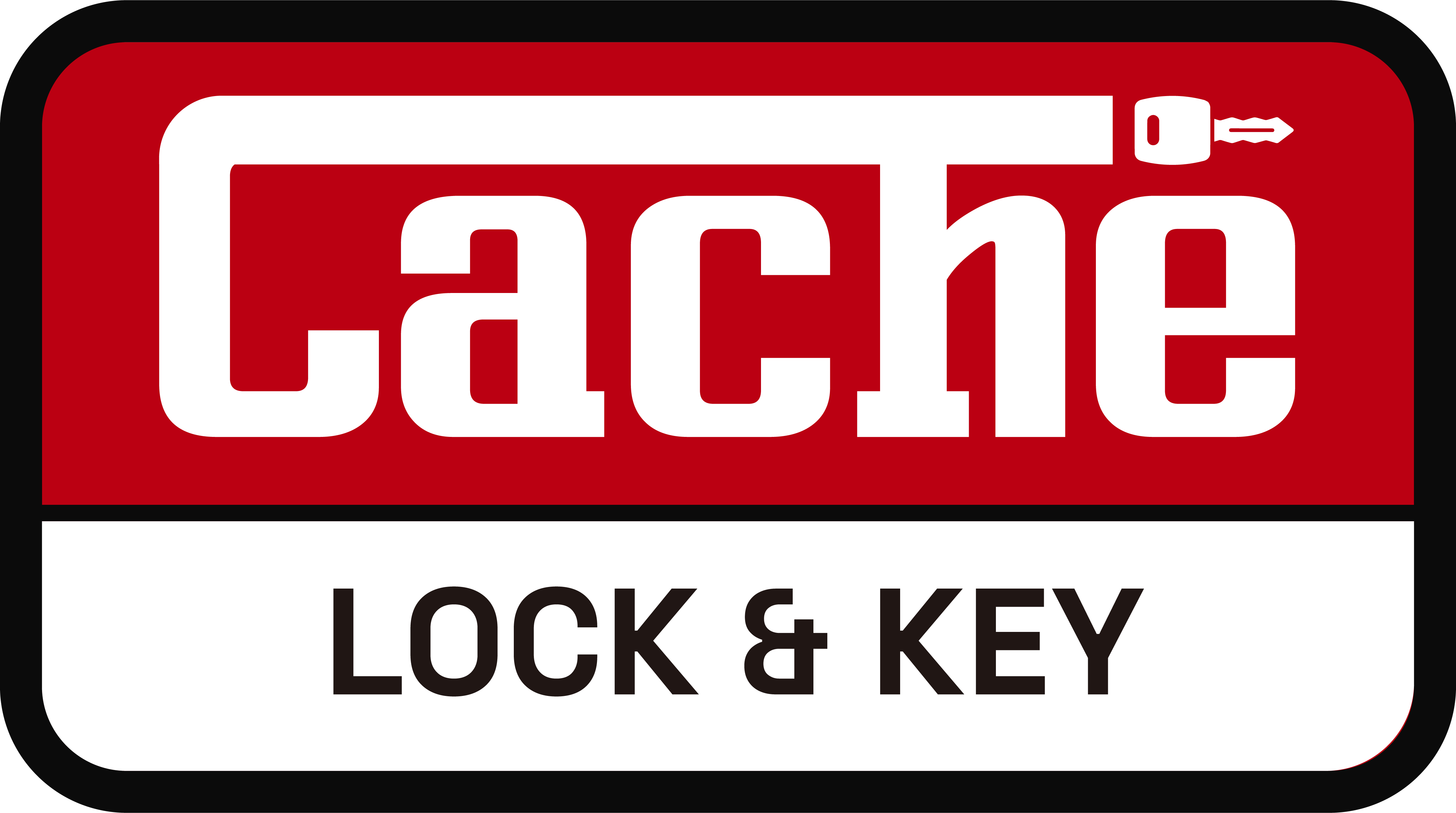 Cache Lock & Key Logo